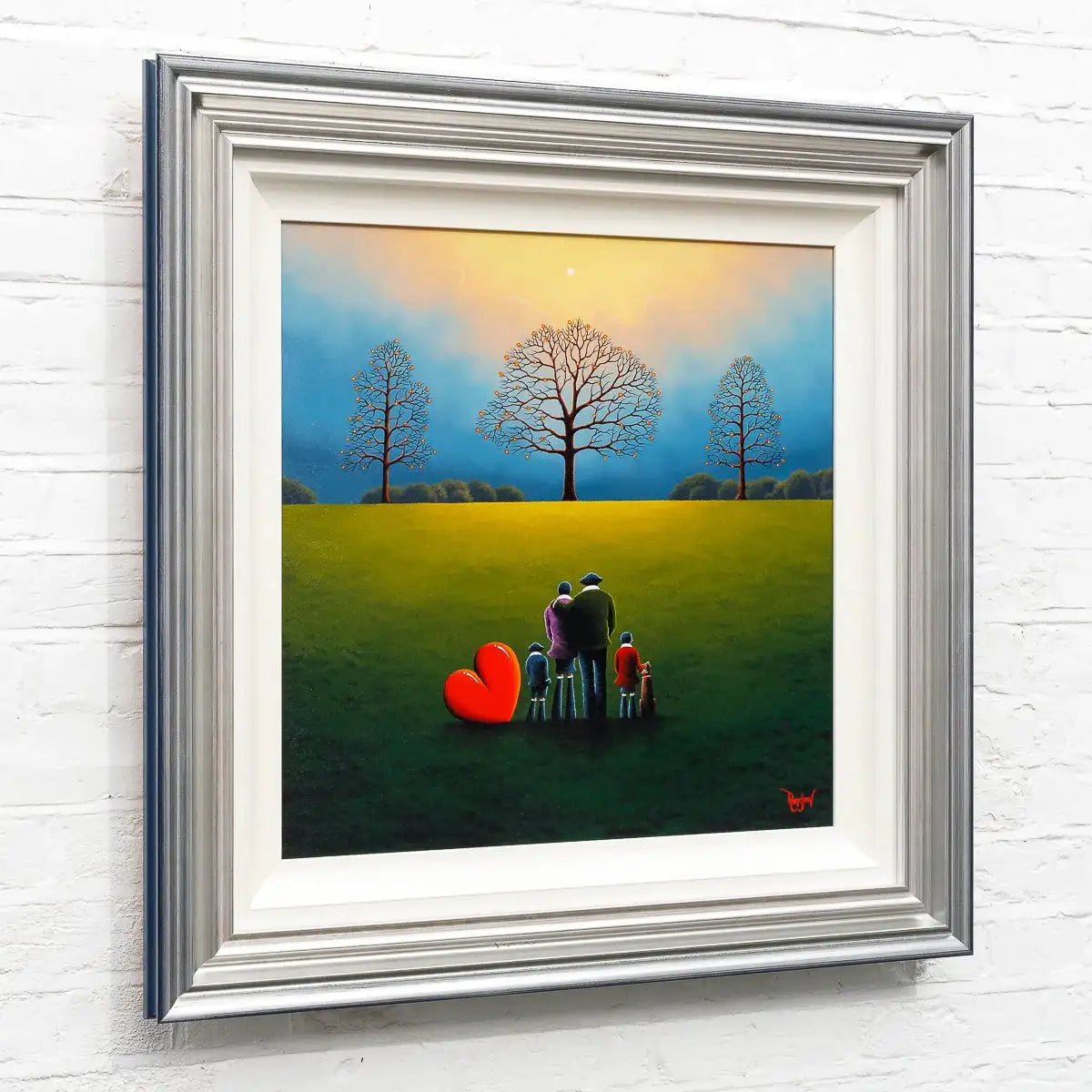 Family Is A Gift That Lasts Forever - Original - SOLD by artist David Renshaw - Wyecliffe Galleries