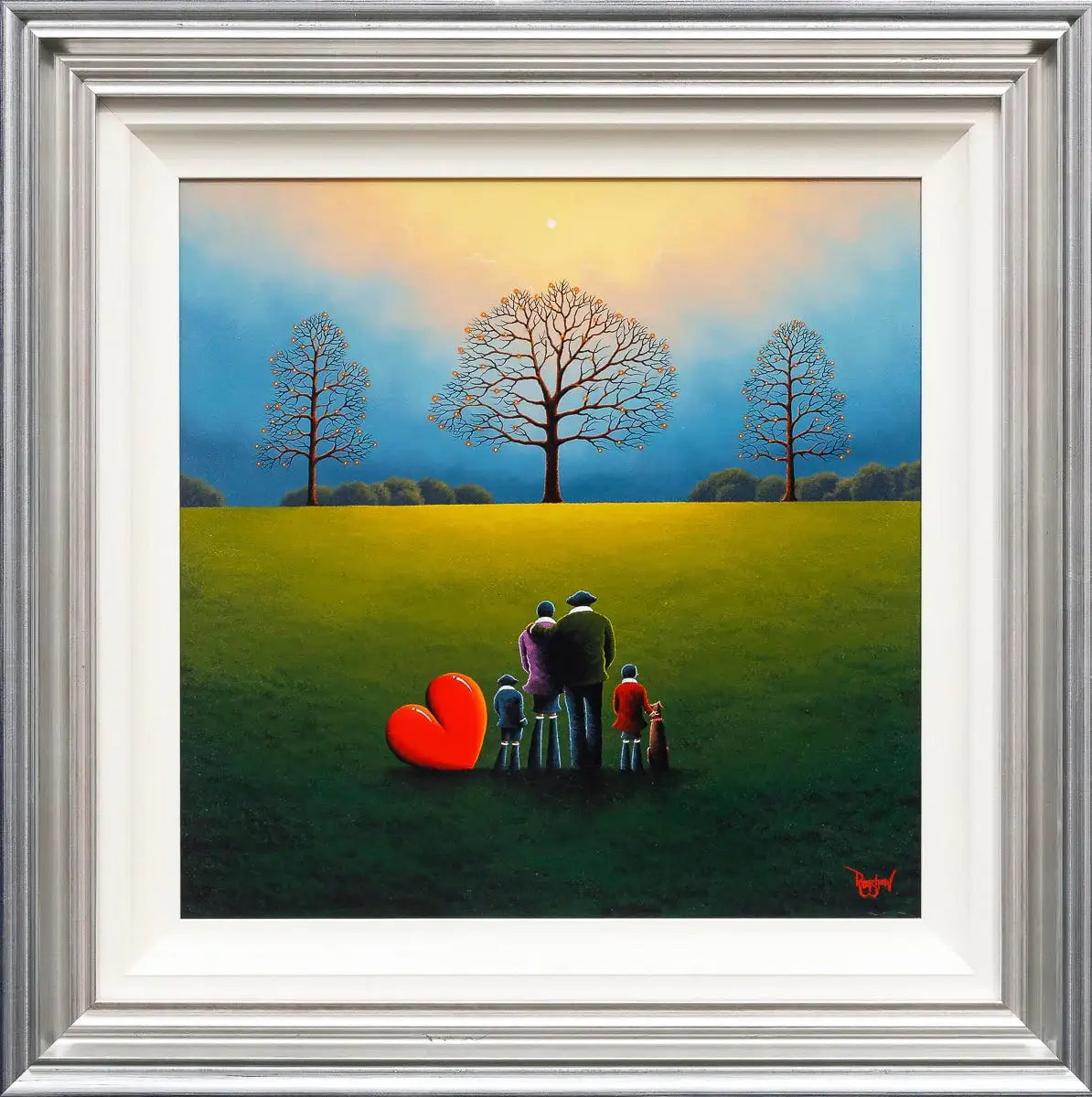 Family Is A Gift That Lasts Forever - Original - SOLD by artist David Renshaw - Wyecliffe Galleries