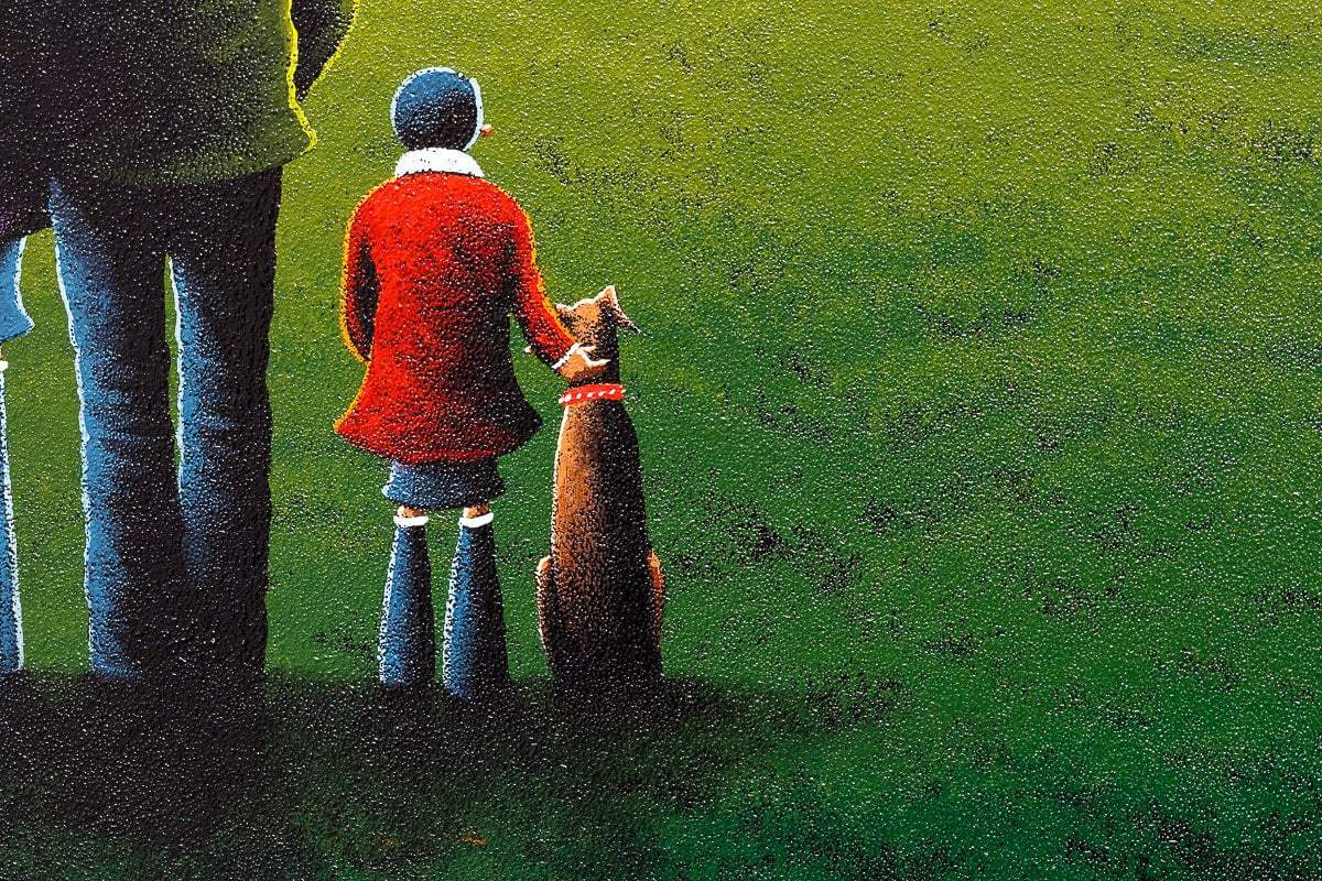 Family Is A Gift That Lasts Forever - Original - SOLD by artist David Renshaw - Wyecliffe Galleries