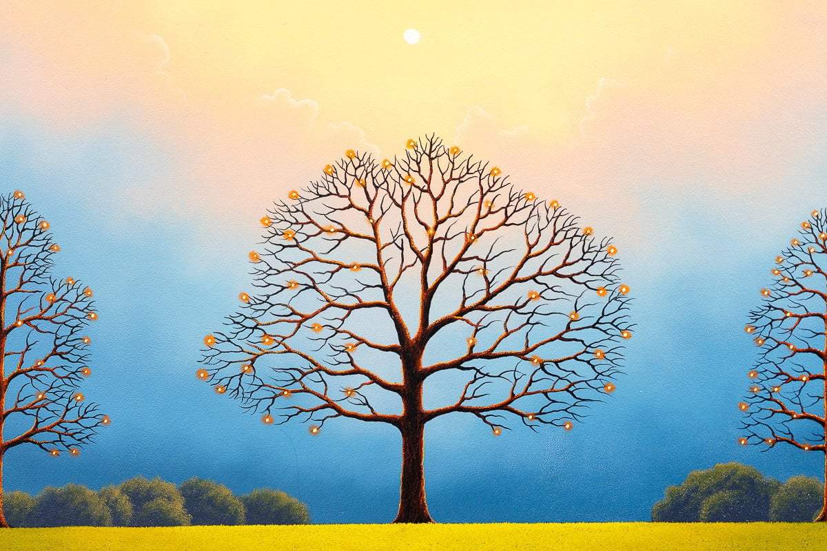 Family Is A Gift That Lasts Forever - Original - SOLD by artist David Renshaw - Wyecliffe Galleries
