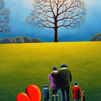 Family Is A Gift That Lasts Forever - Original - SOLD by artist David Renshaw - Wyecliffe Galleries