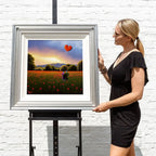 Field Of Poppies - Original - SOLD by artist David Renshaw - Wyecliffe Galleries