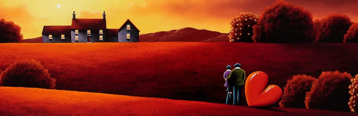 Fields of Love - Original by artist David Renshaw - Wyecliffe Galleries