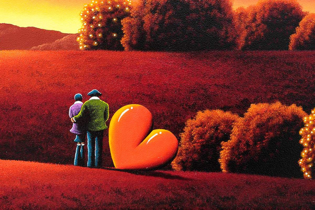 Fields of Love - Original by artist David Renshaw - Wyecliffe Galleries