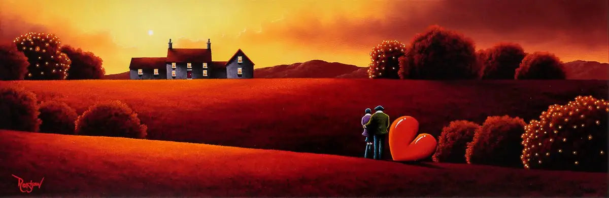 Fields of Love - Original by artist David Renshaw - Wyecliffe Galleries