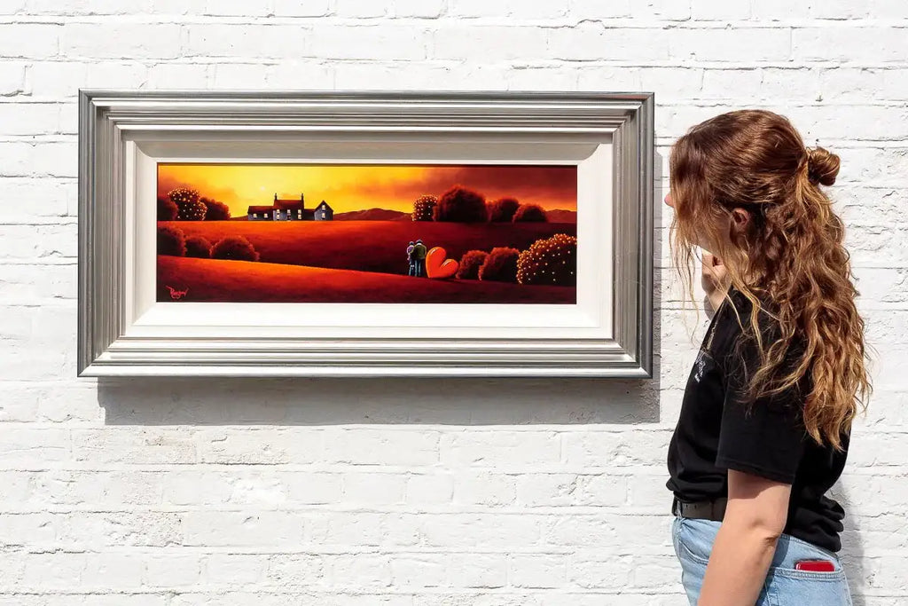 Fields of Love - Original by artist David Renshaw - Wyecliffe Galleries