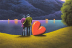 Fireworks Are The Smiles Of Our Heart - Original - SOLD by artist David Renshaw - Wyecliffe Galleries