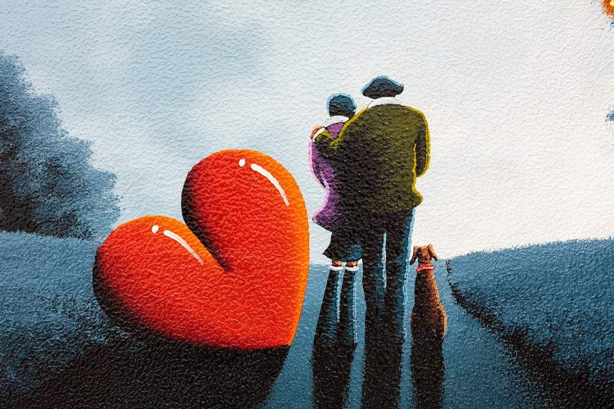 Gazing From A Distance - Original - SOLD by artist David Renshaw - Wyecliffe Galleries