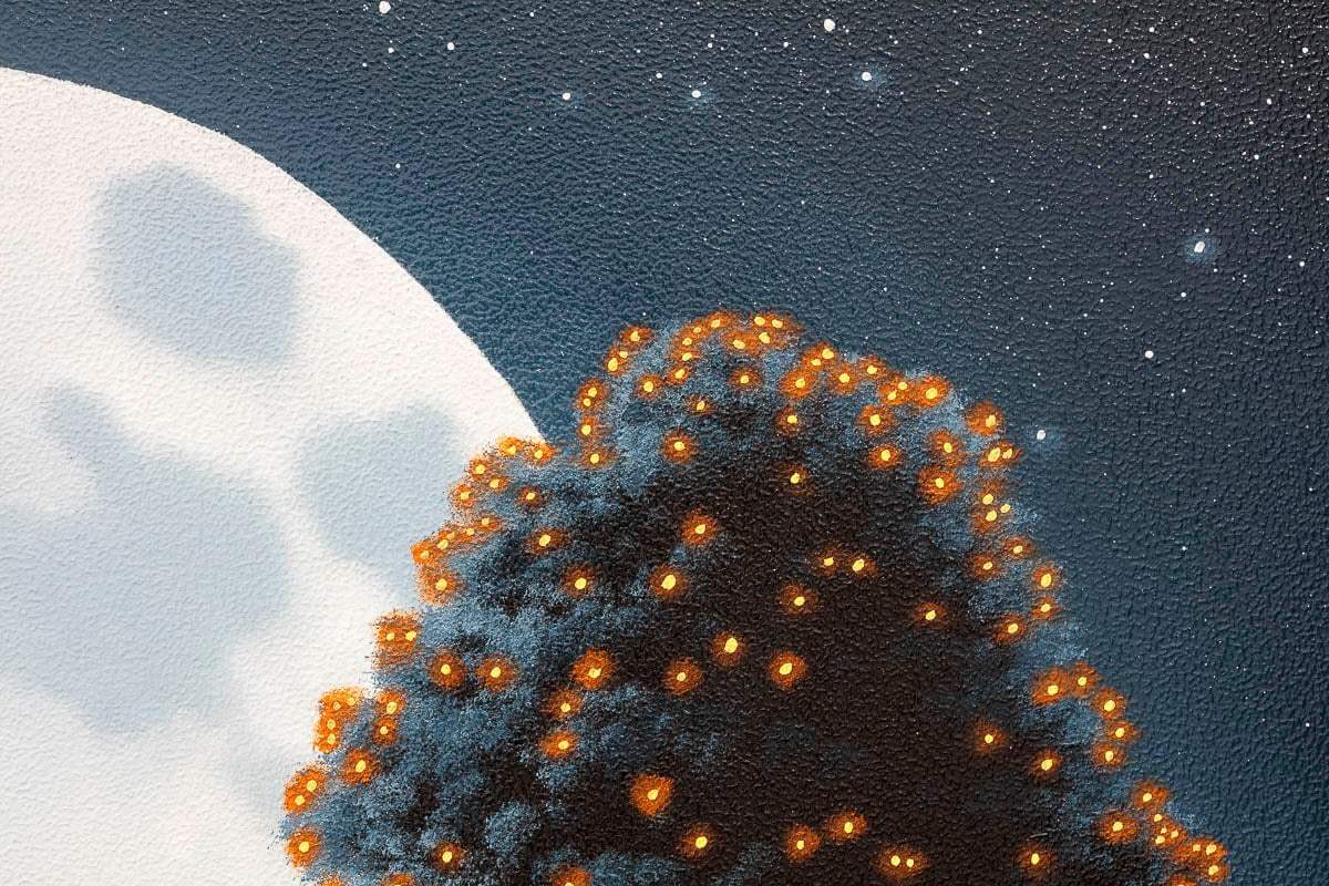 Gazing From A Distance - Original - SOLD by artist David Renshaw - Wyecliffe Galleries