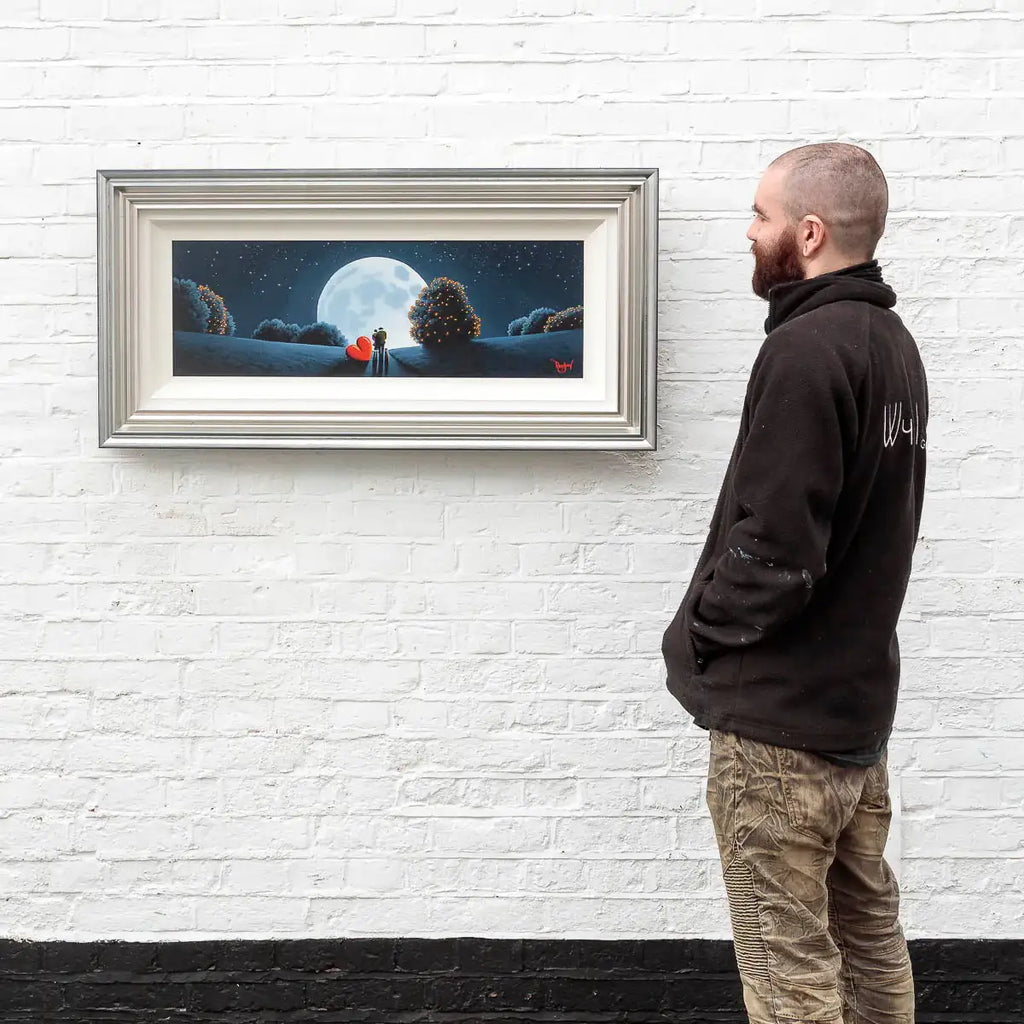 Gazing From A Distance - Original - SOLD by artist David Renshaw - Wyecliffe Galleries