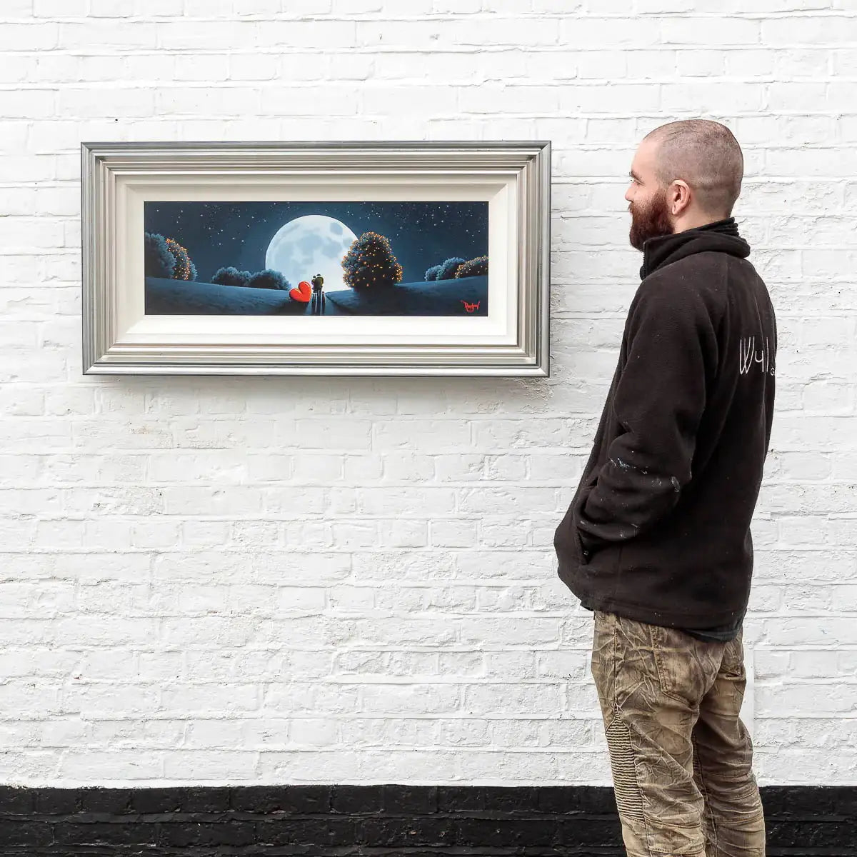 Gazing From A Distance - Original - SOLD by artist David Renshaw - Wyecliffe Galleries