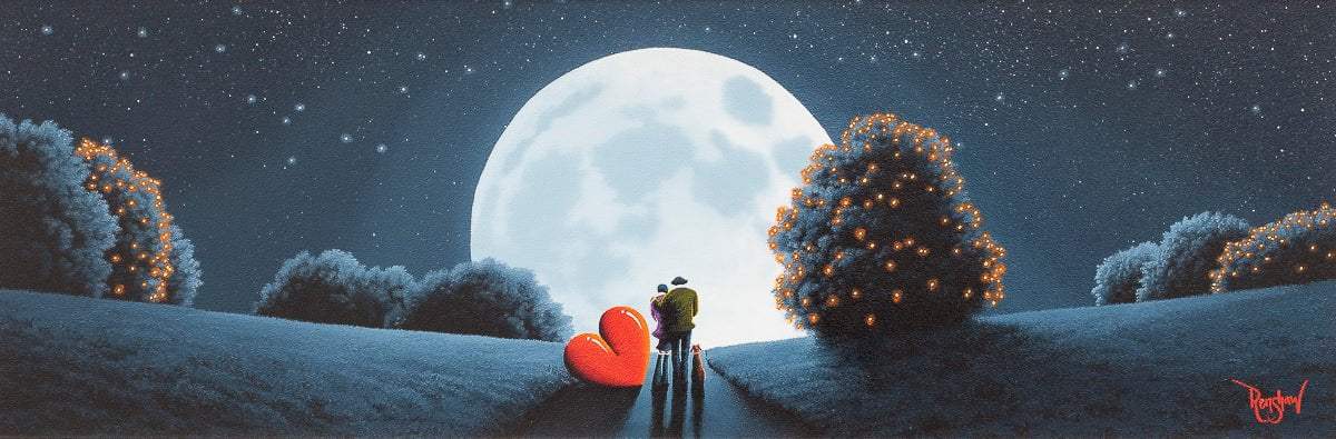 Gazing From A Distance - Original - SOLD by artist David Renshaw - Wyecliffe Galleries