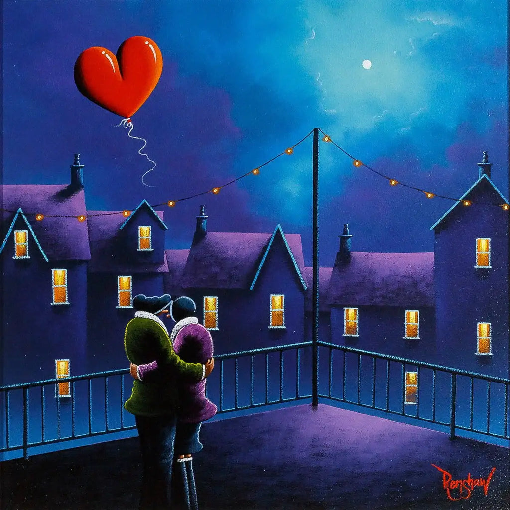 Gazing With My Love - Original by artist David Renshaw - Wyecliffe Galleries