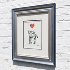 Girl Power - Original Sketch - SOLD by artist David Renshaw - Wyecliffe Galleries