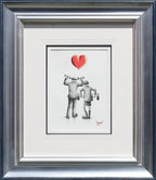 Girl Power - Original Sketch - SOLD by artist David Renshaw - Wyecliffe Galleries