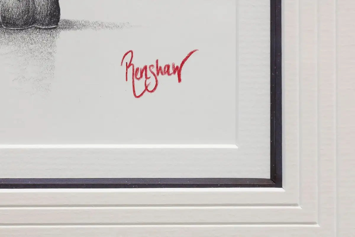 Girl Power - Original Sketch - SOLD by artist David Renshaw - Wyecliffe Galleries