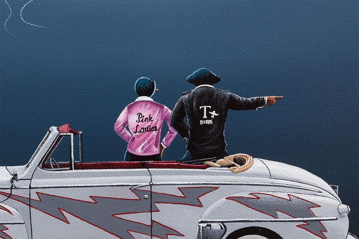 Go Greased Lightnin' - Edition by artist David Renshaw - Wyecliffe Galleries