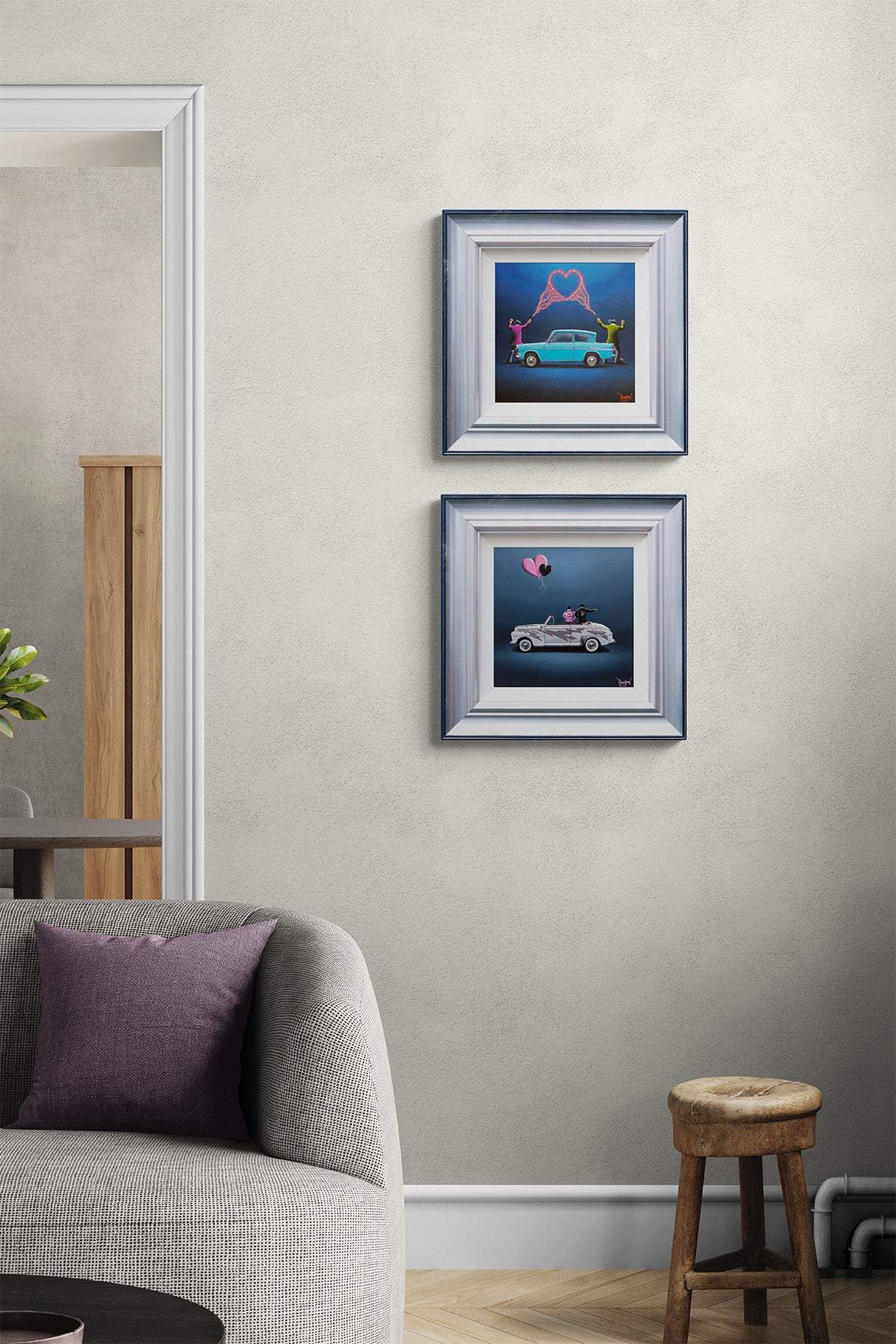 Go Greased Lightnin' - Edition by artist David Renshaw - Wyecliffe Galleries