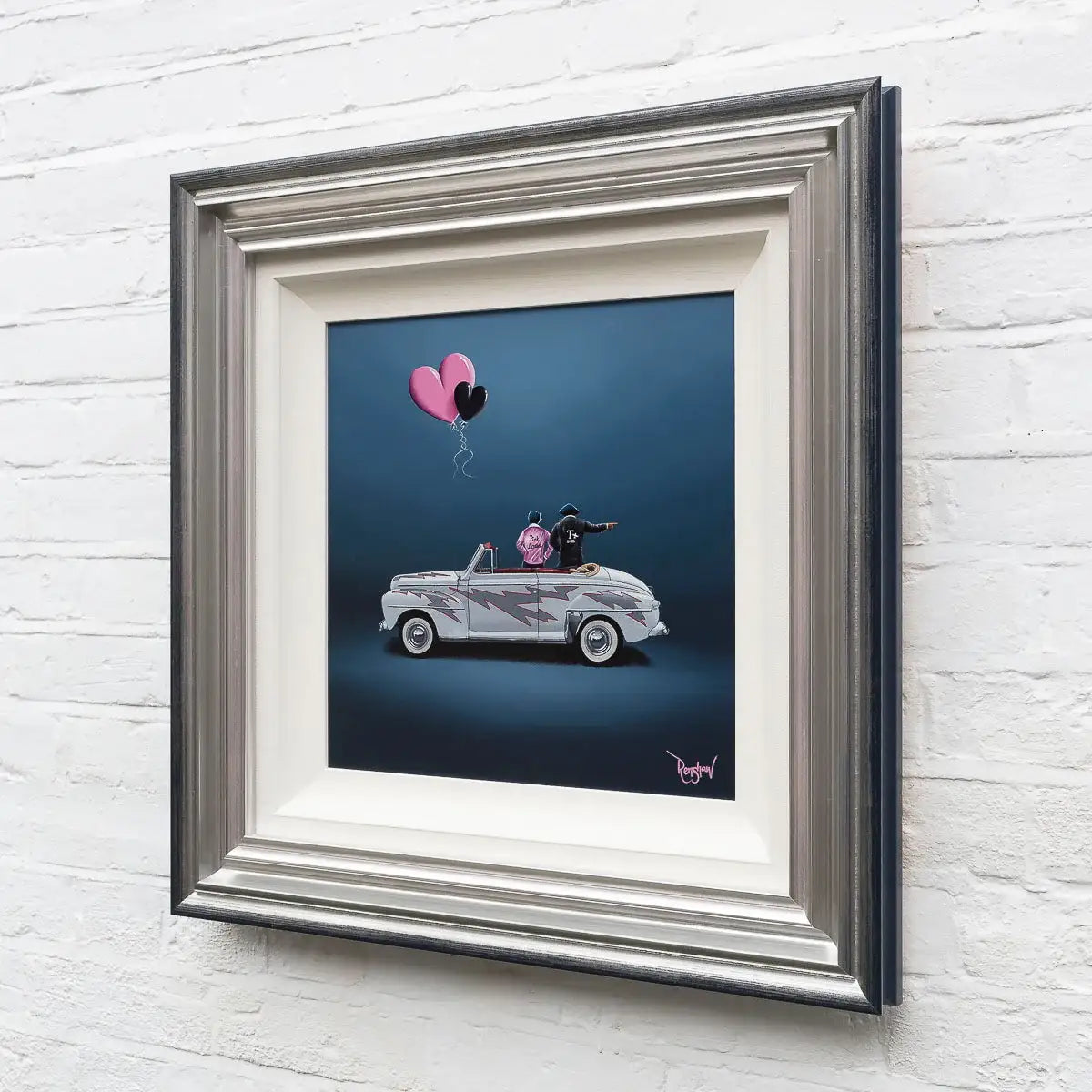 Go Greased Lightnin' - Original - SOLD by artist David Renshaw - Wyecliffe Galleries