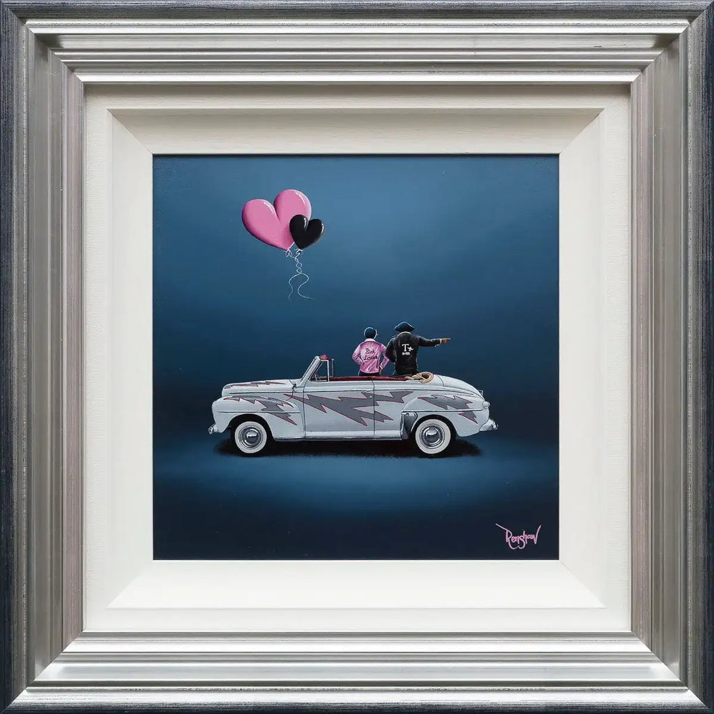 Go Greased Lightnin' - Original - SOLD by artist David Renshaw - Wyecliffe Galleries