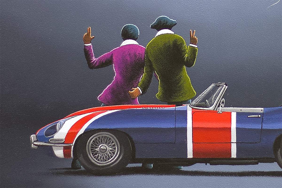 Groovy Kind Of Love - Original - SOLD by artist David Renshaw - Wyecliffe Galleries