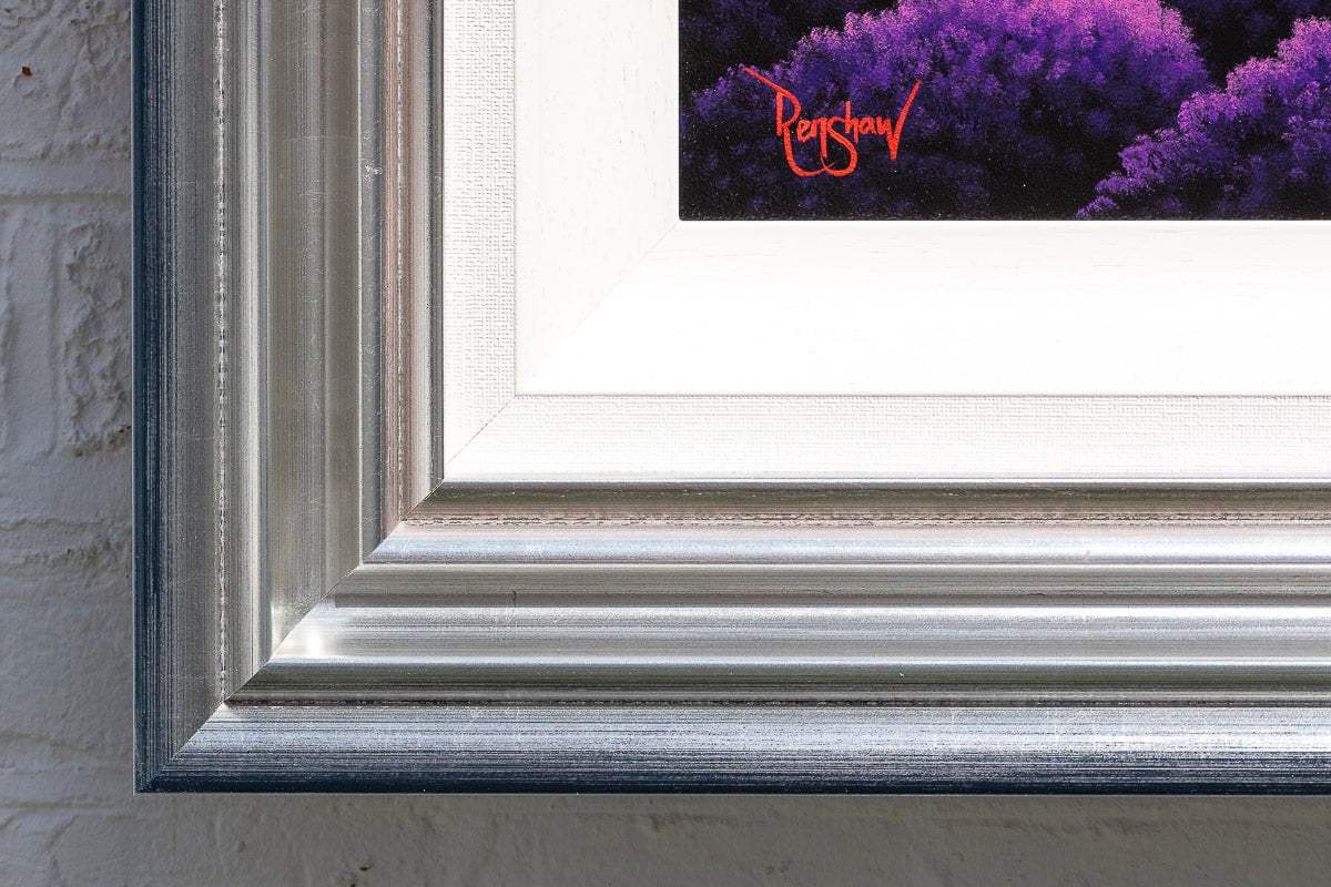 Happiness Blooms Where Lavender Grows - Original - SOLD by artist David Renshaw - Wyecliffe Galleries