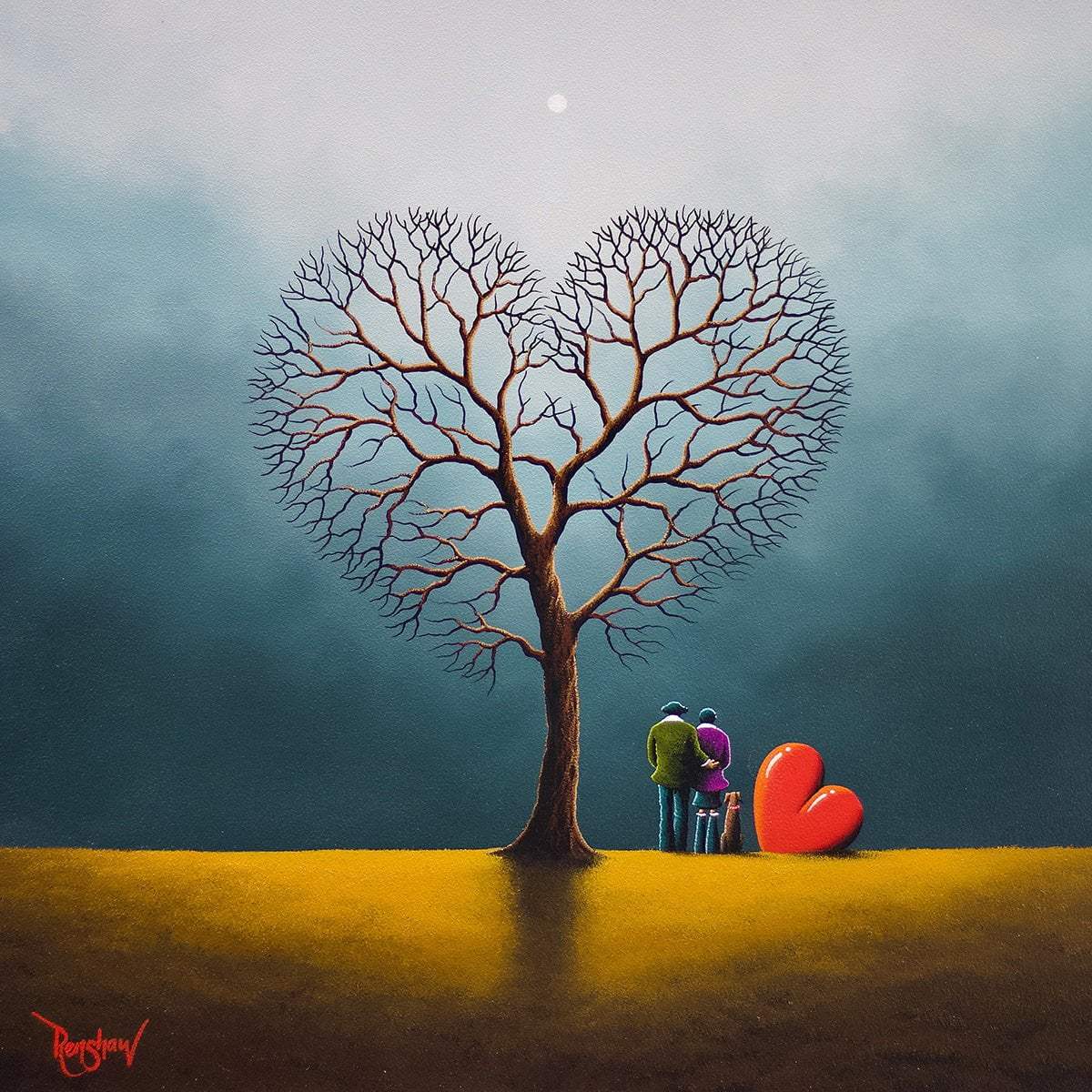 Heart Of The Family - Original by artist David Renshaw - Wyecliffe Galleries