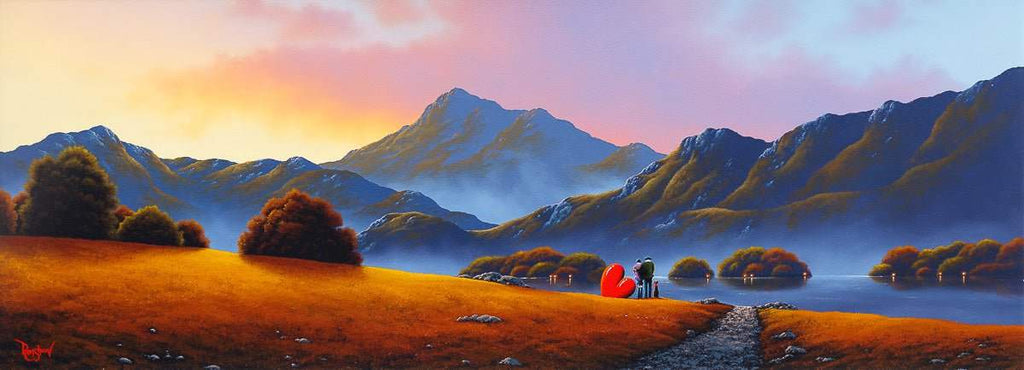 Heartwarming Hues - Original - SOLD by artist David Renshaw - Wyecliffe Galleries