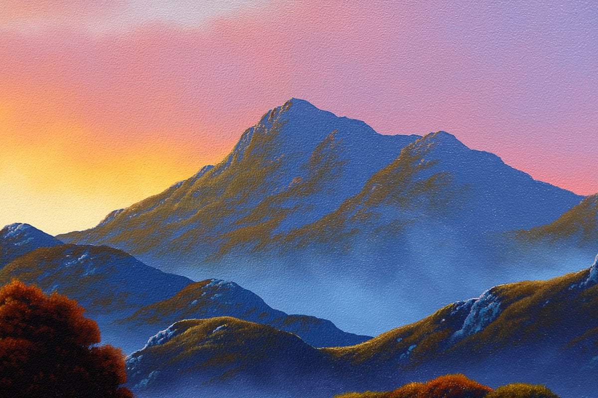 Heartwarming Hues - Original - SOLD by artist David Renshaw - Wyecliffe Galleries