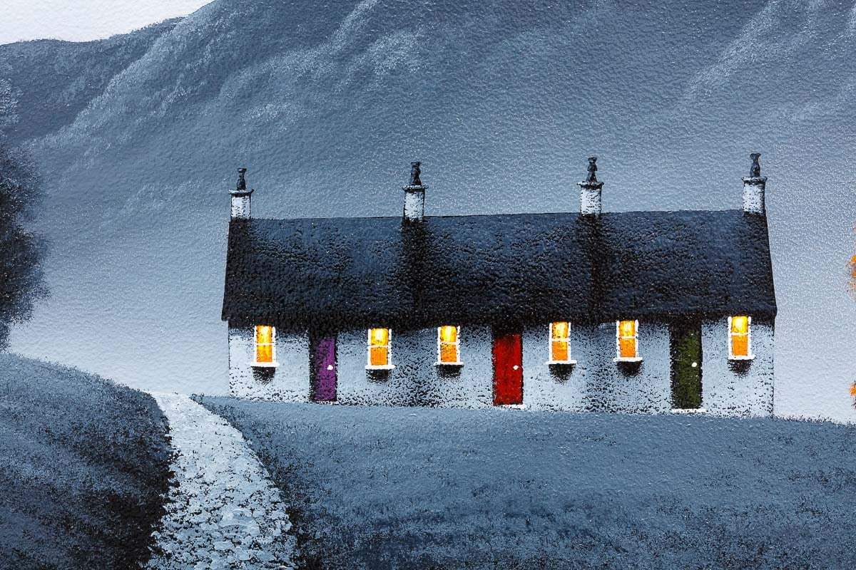 Holding Onto My Love - Original - SOLD by artist David Renshaw - Wyecliffe Galleries