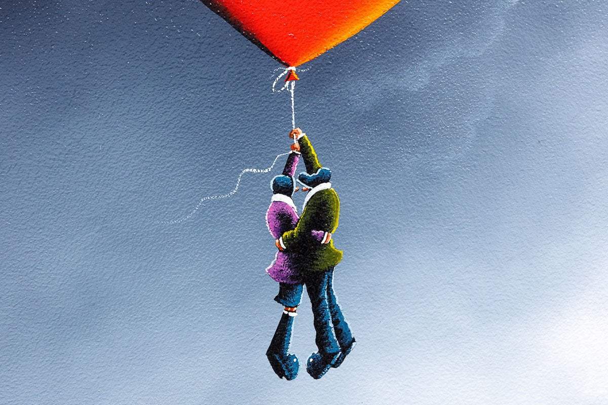 Holding Onto My Love - Original - SOLD by artist David Renshaw - Wyecliffe Galleries
