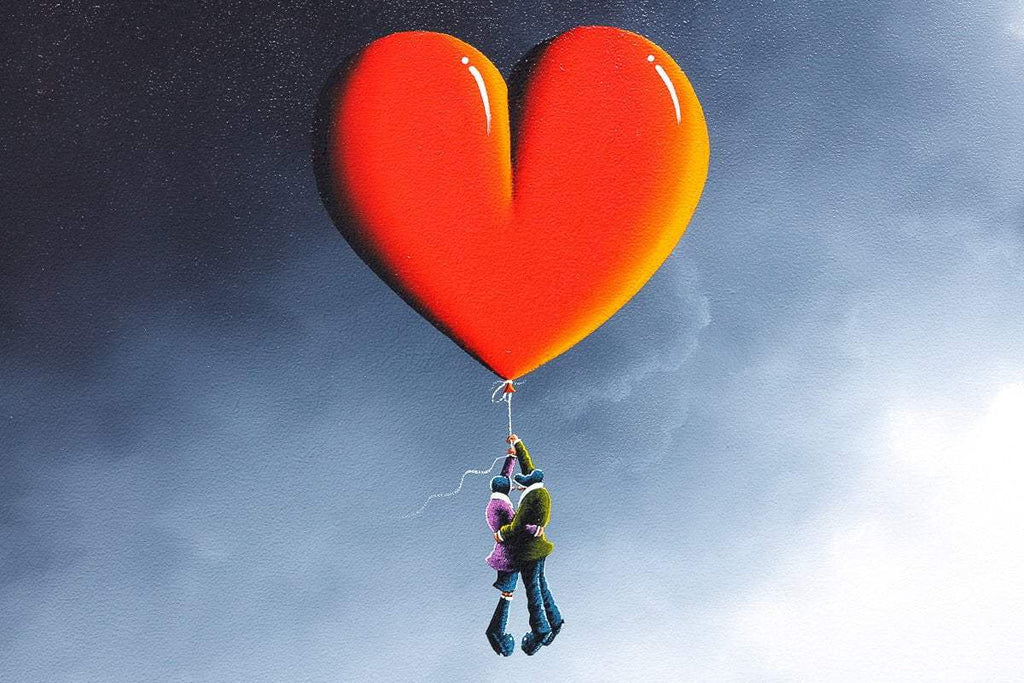 Holding Onto My Love - Original - SOLD by artist David Renshaw - Wyecliffe Galleries