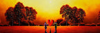 Holding Onto Our Love - Original - SOLD by artist David Renshaw - Wyecliffe Galleries