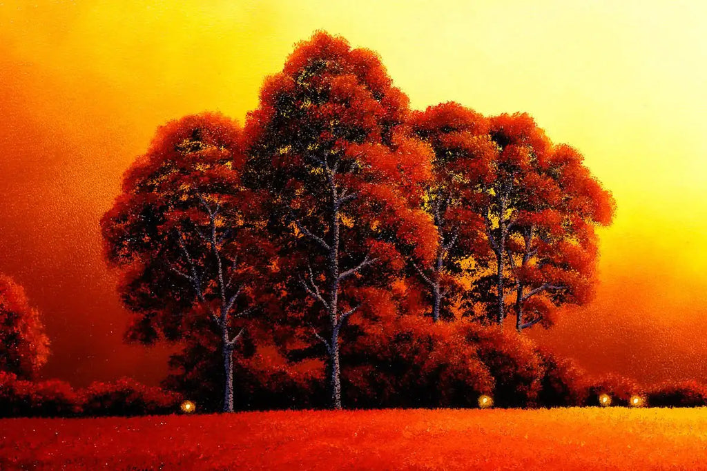 Holding Onto Our Love - Original - SOLD by artist David Renshaw - Wyecliffe Galleries