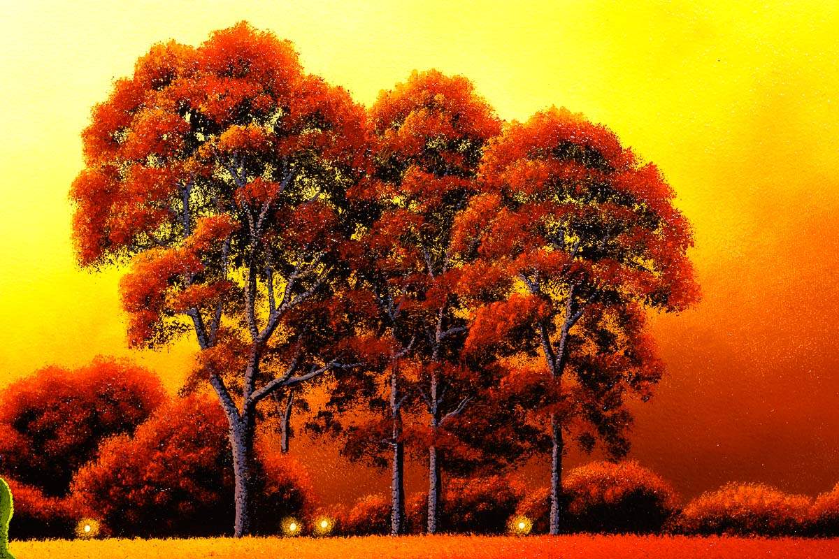 Holding Onto Our Love - Original - SOLD by artist David Renshaw - Wyecliffe Galleries