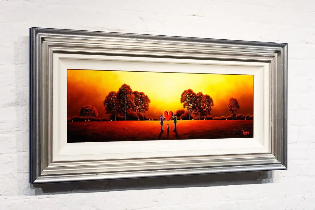 Holding Onto Our Love - Original - SOLD by artist David Renshaw - Wyecliffe Galleries