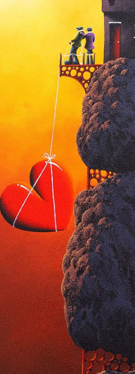 Holding Up Our Love - Original - SOLD by artist David Renshaw - Wyecliffe Galleries