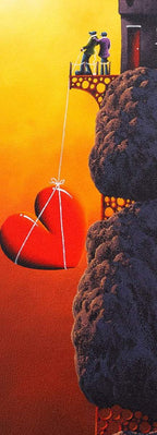 Holding Up Our Love - Original - SOLD by artist David Renshaw - Wyecliffe Galleries
