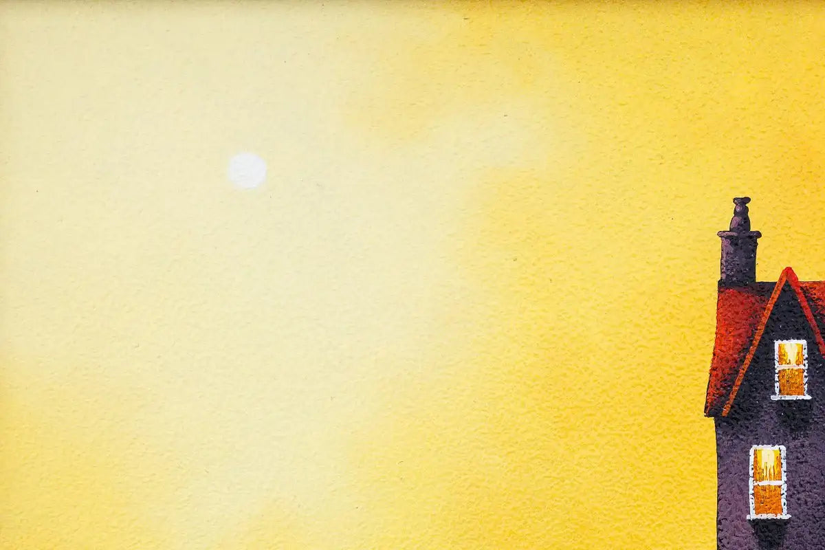 Holding Up Our Love - Original - SOLD by artist David Renshaw - Wyecliffe Galleries