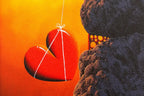 Holding Up Our Love - Original - SOLD by artist David Renshaw - Wyecliffe Galleries
