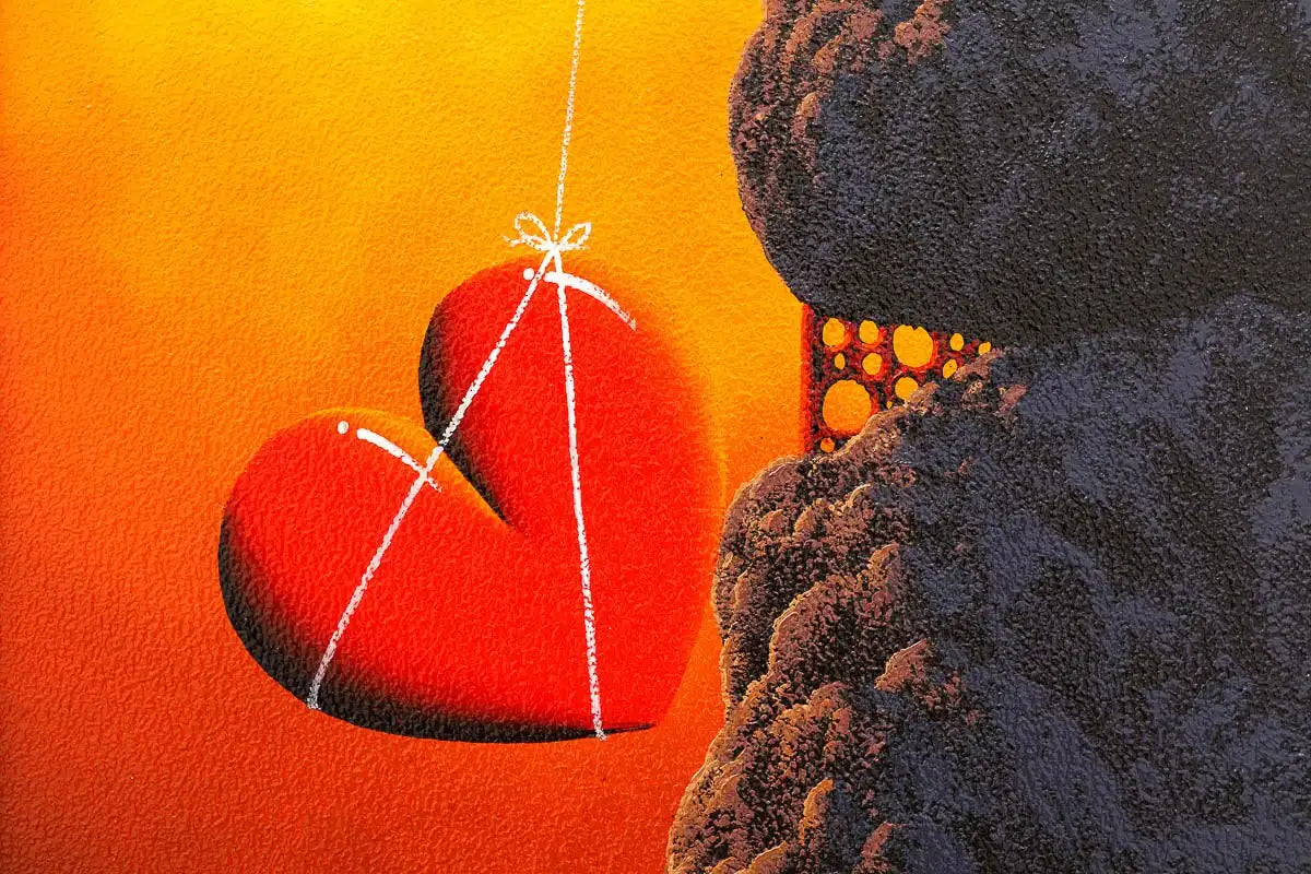 Holding Up Our Love - Original - SOLD by artist David Renshaw - Wyecliffe Galleries