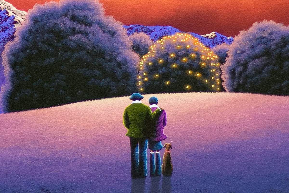 Home Is Where Our Story Begins... Original - SOLD by artist David Renshaw - Wyecliffe Galleries