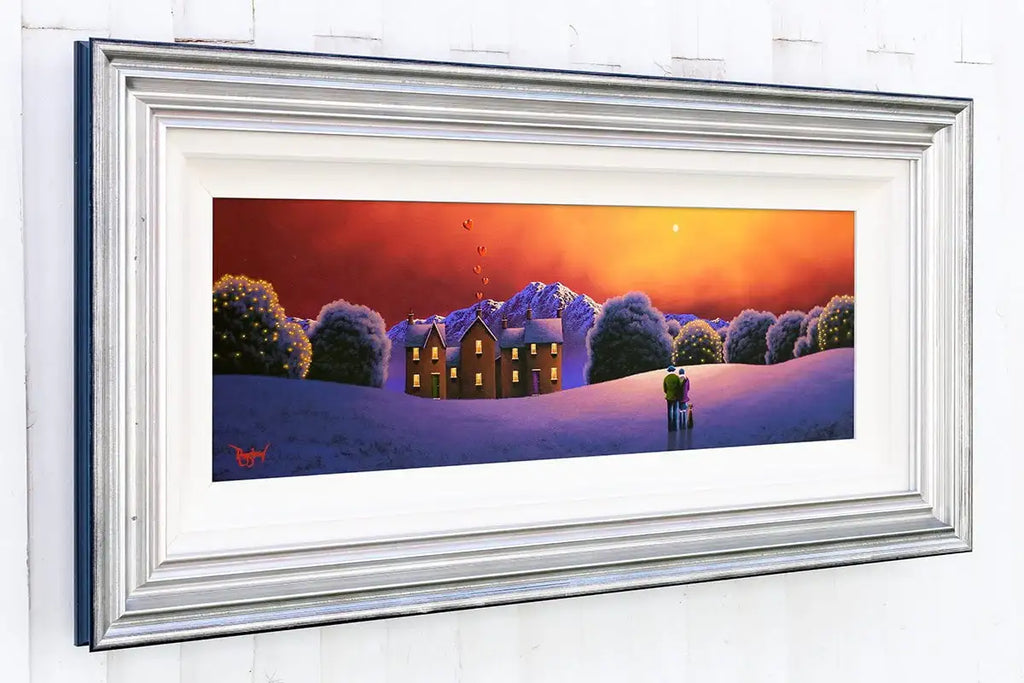 Home Is Where Our Story Begins... Original - SOLD by artist David Renshaw - Wyecliffe Galleries