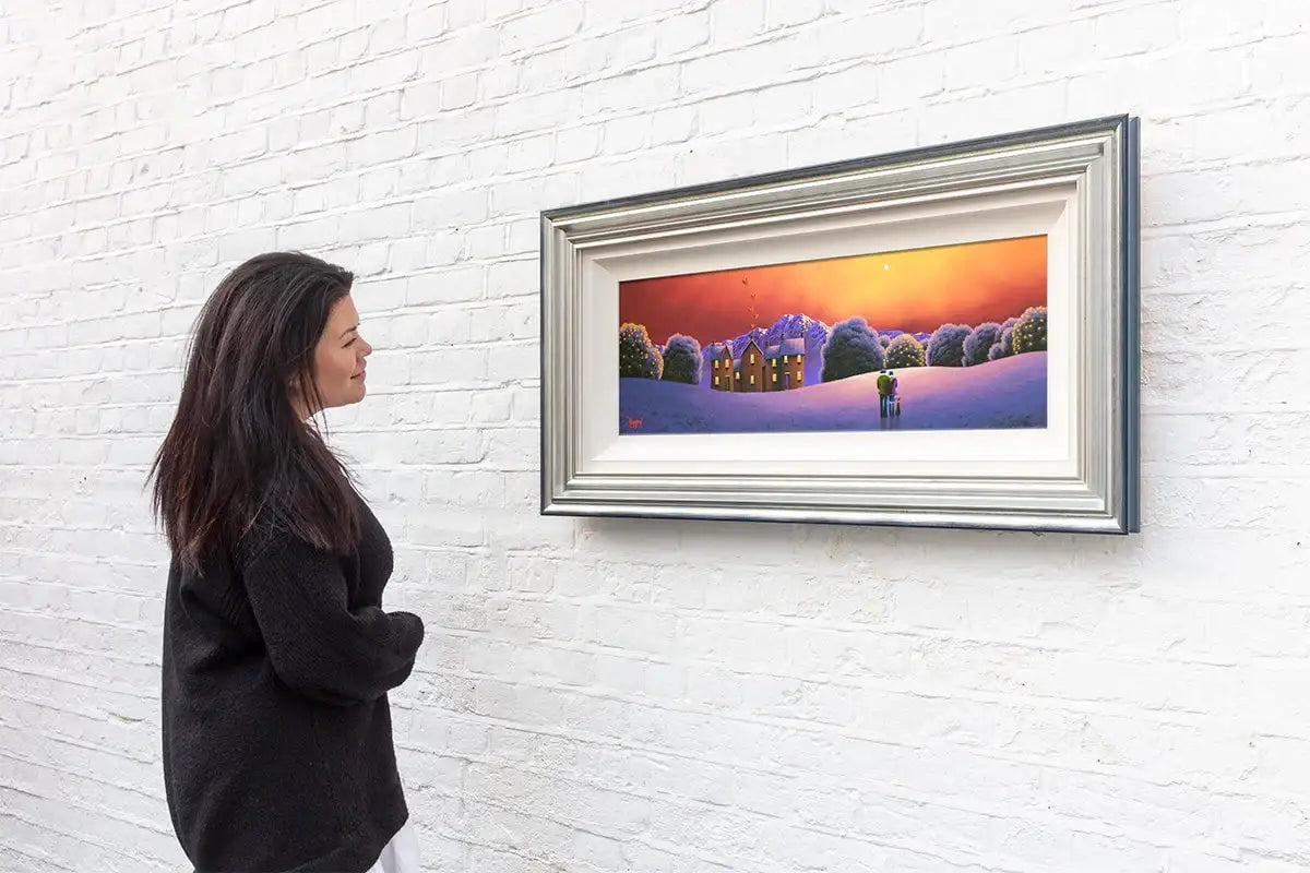 Home Is Where Our Story Begins... Original - SOLD by artist David Renshaw - Wyecliffe Galleries