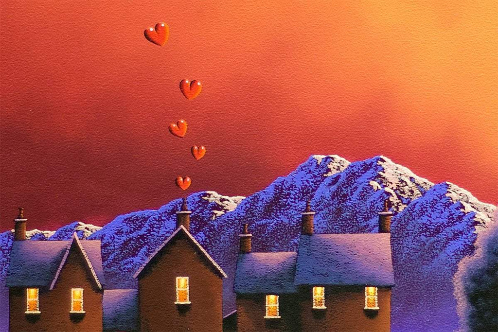 Home Is Where Our Story Begins... Original - SOLD by artist David Renshaw - Wyecliffe Galleries