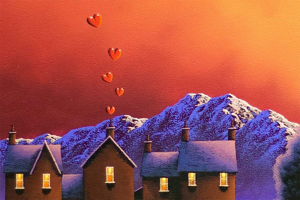 Home Is Where Our Story Begins... Original - SOLD by artist David Renshaw - Wyecliffe Galleries
