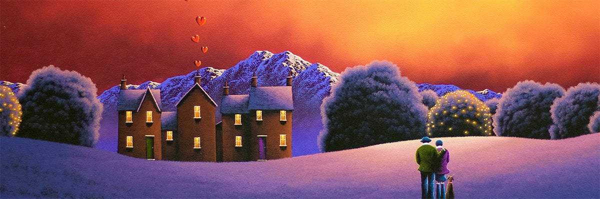 Home Is Where Our Story Begins... Original - SOLD by artist David Renshaw - Wyecliffe Galleries