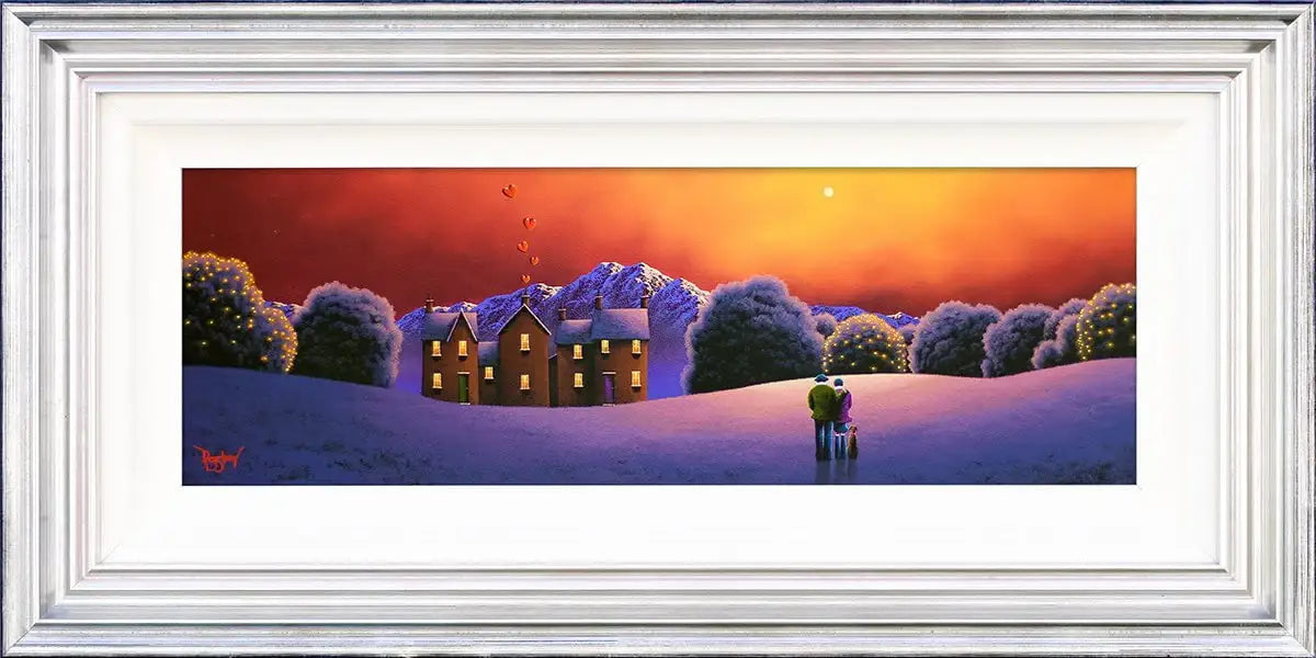 Home Is Where Our Story Begins... Original - SOLD by artist David Renshaw - Wyecliffe Galleries
