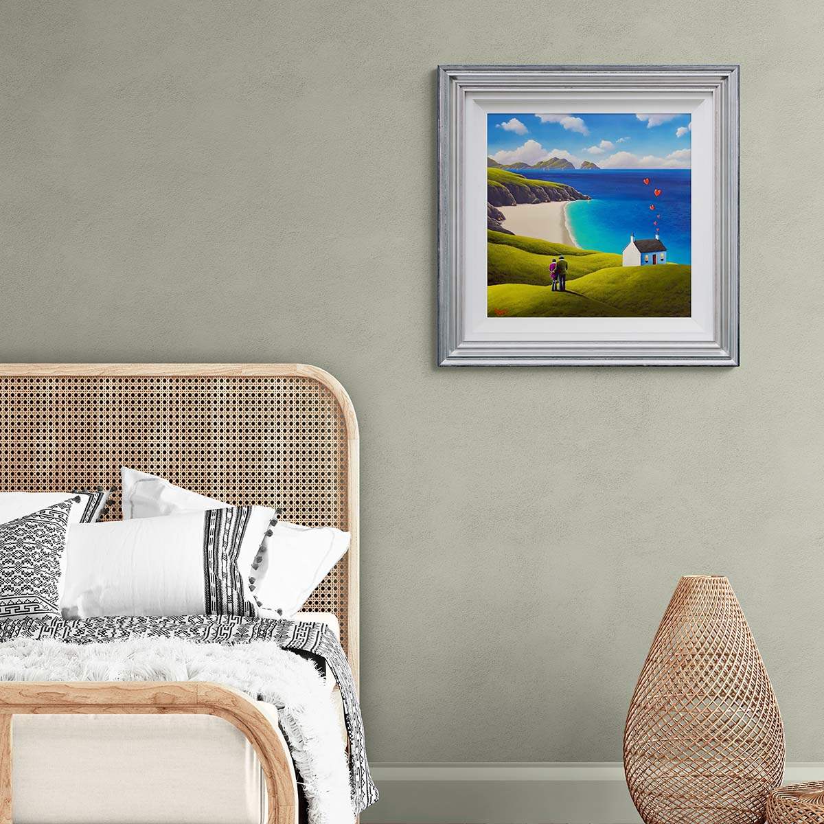 Home Of Love And Serenity - Original - SOLD by artist David Renshaw - Wyecliffe Galleries