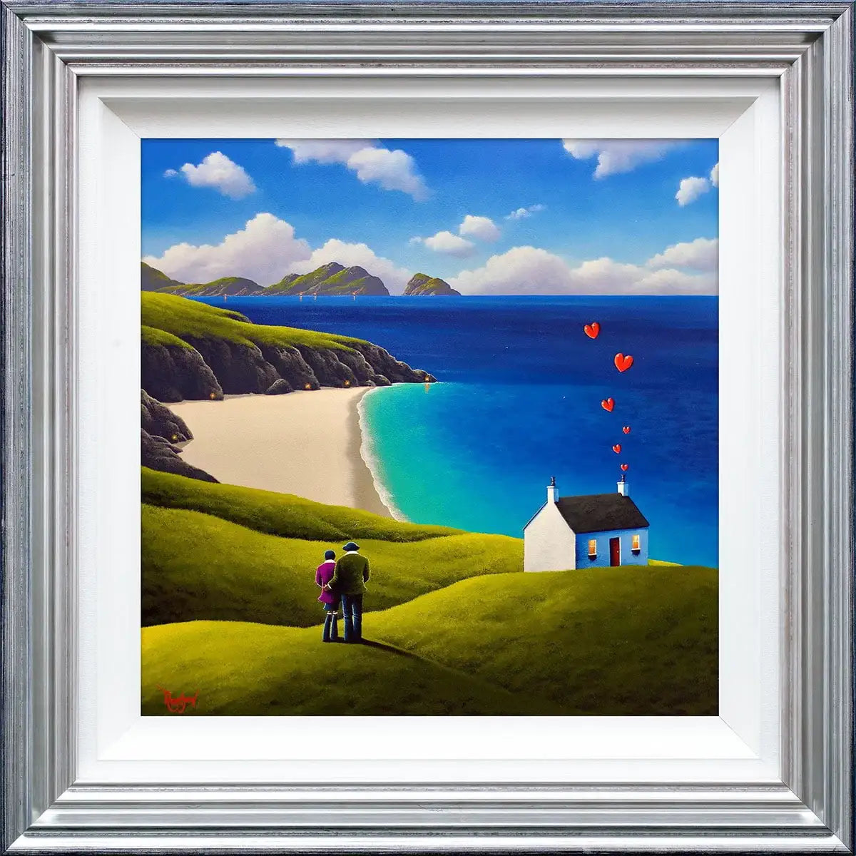Home Of Love And Serenity - Original - SOLD by artist David Renshaw - Wyecliffe Galleries